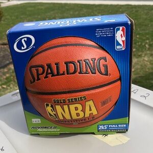 Spalding Orange NBA Gold Series Basketball in Branded Box